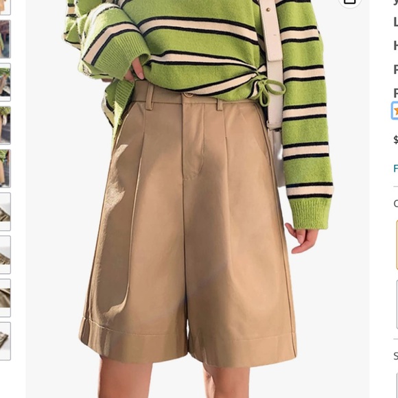 Faux Leather Shorts - Picture 5 of 6